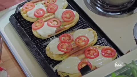 Molly Yeh's Margherita and Prosciutto Pizzettes