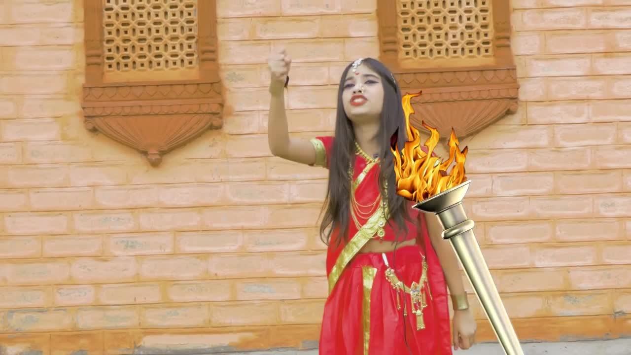 jhansi Ki Rani lakshmibai 😍(act by Ridvee Joshi)