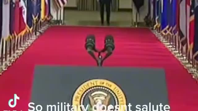 Only real commander get saluted