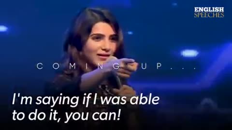 motivational speech by indian actress