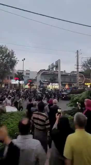 Anti-regime protests continue to spread for the sixth consecutive night in Iran.