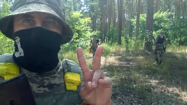 Russia's war with Ukraine. Soldiers of the Armed Forces Ukraine