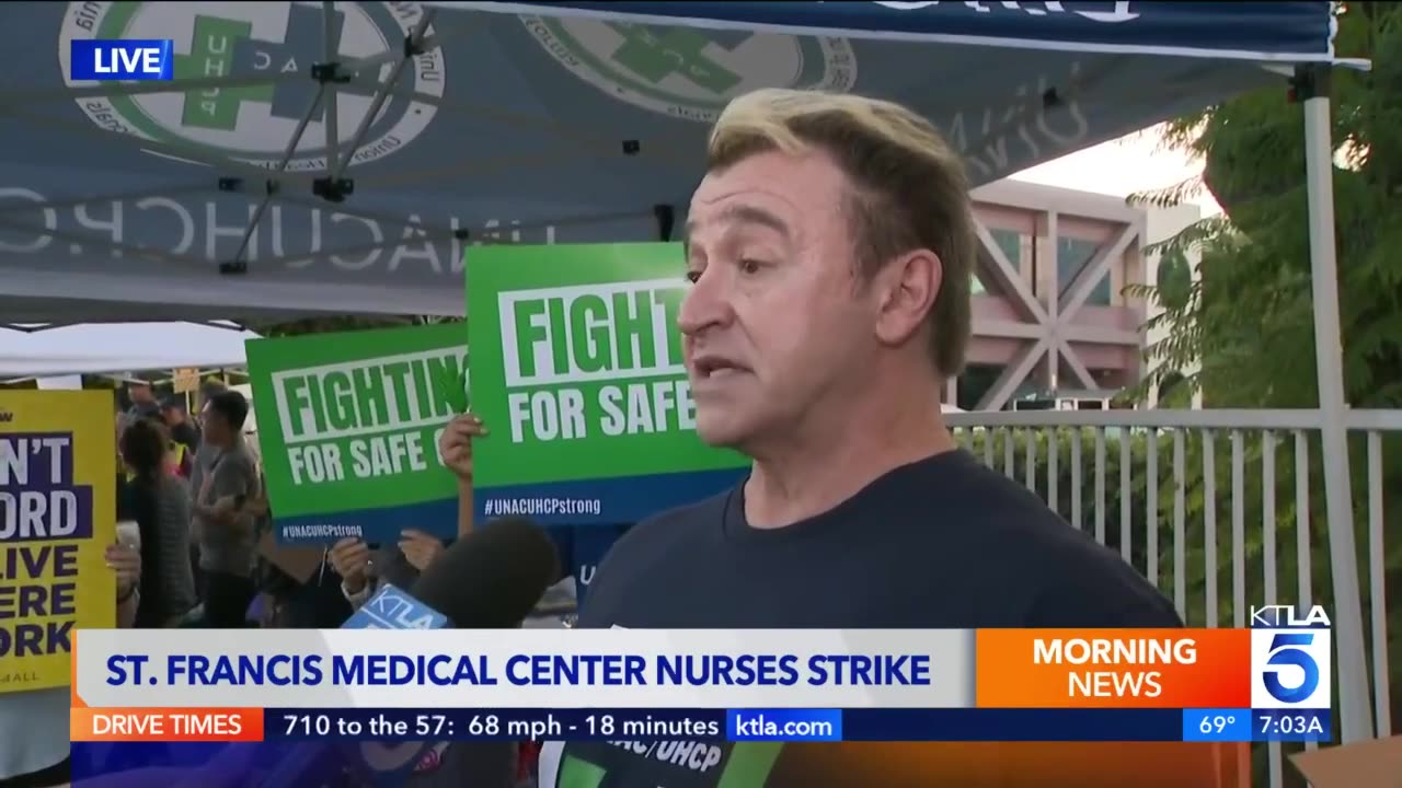 Nurses protest ‘short staffing’ at Lynwood hospital in latest iteration of ‘hot labor summer’