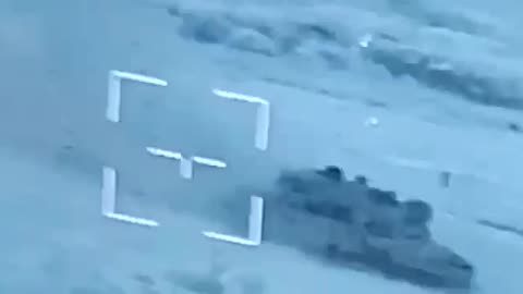 A Dozen Russians Riding on a Tank That Gets Smashed with Ukrainian ATGM