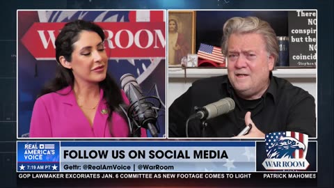 WATCH REP. ANNA PAULINA LUNA’S BOMBSHELL INTERVIEW WITH STEVE BANNON OF WARROOM