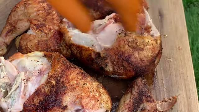 201_Smoked Hanging Chicken Recipe!