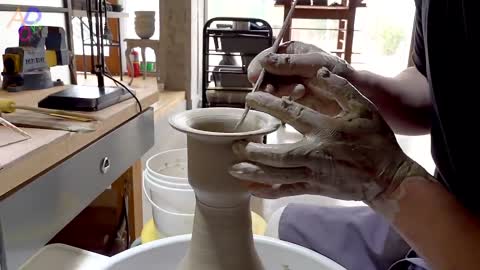 Luxury Teapot Making Process. Korean Pottery Master Craftsman