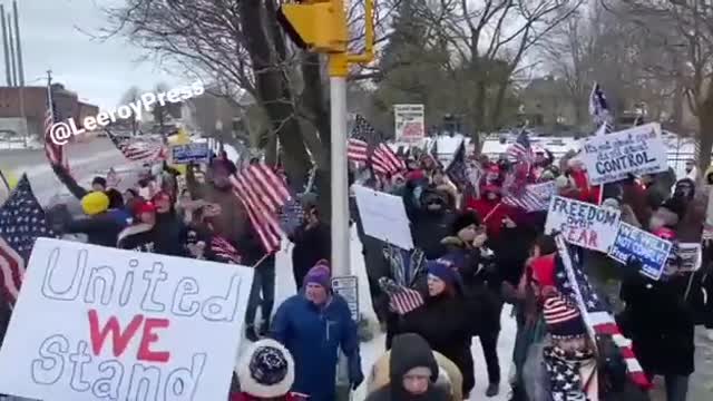 Truckers for Freedom in New York now,