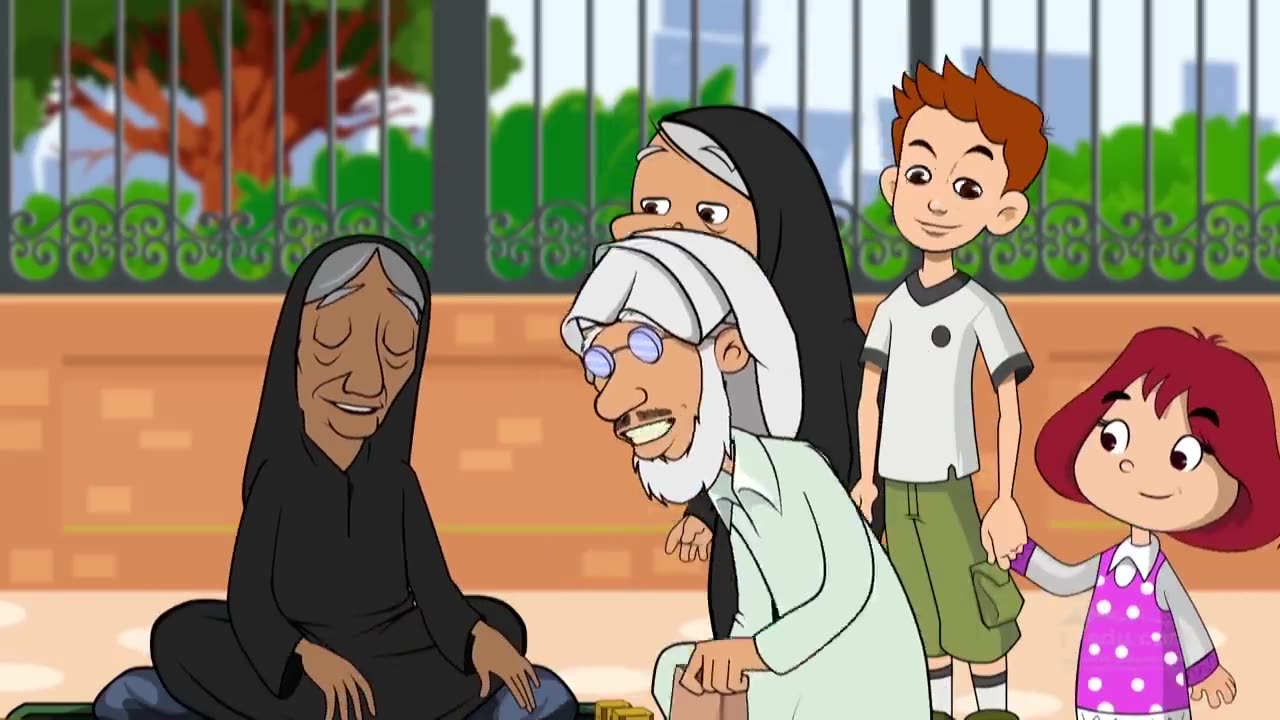 مسلسل فواز ونورة - الحلقة 01 - الصدقة Arabic Islamic Cartoons