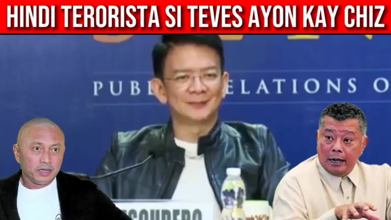 Chiz Escudero hindi pabor na tawaging TERORISTA si Teves?