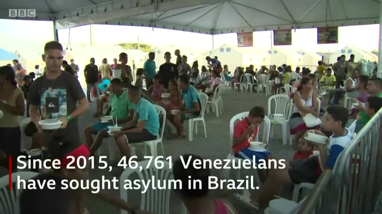 The Venezuelans making a new life in Brazil - BBC News