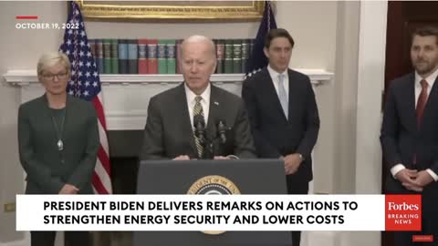 President Biden admits selling oil from the Strategic Petroleum Reserve was politically motivated