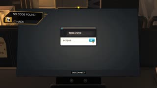 Deus Ex Human Revolution - Sarif HQ TBRUGER Computer Password