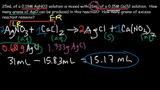 Molarity Dilution Problems Solution Stoichiometry Grams, Moles, Liters Volume Calculations Chemistry