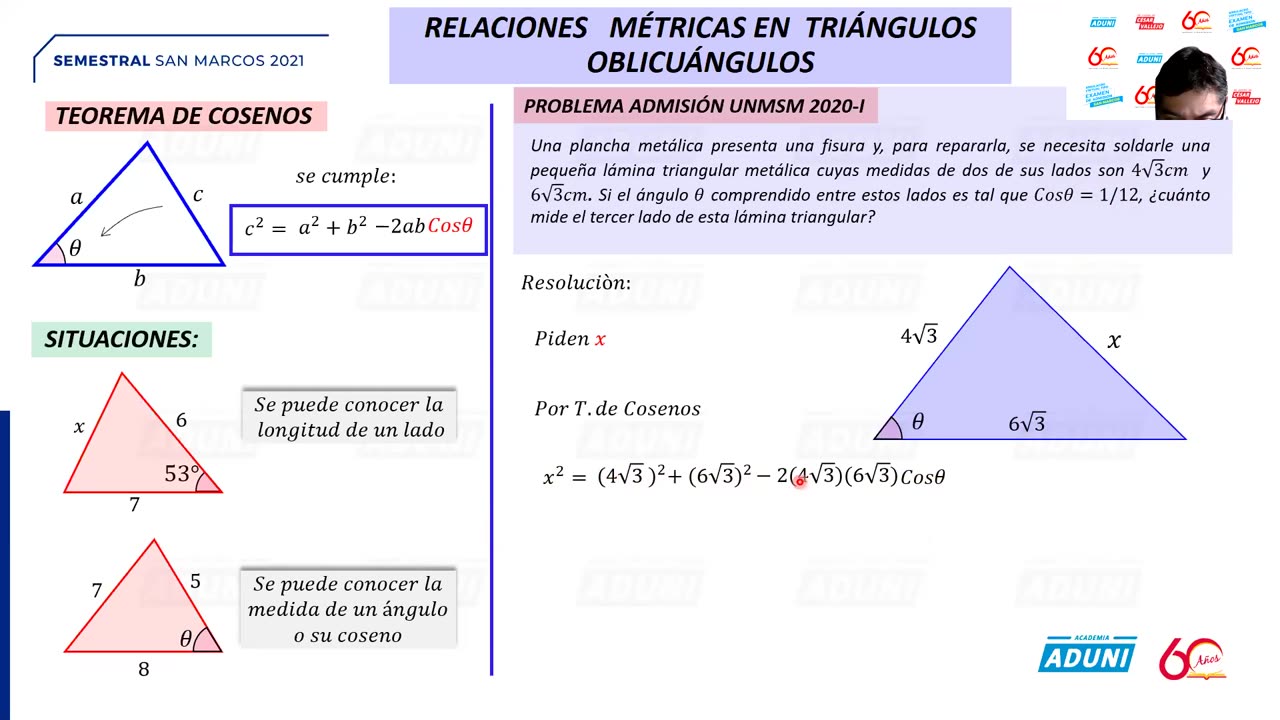 SEMESTRAL ADUNI 2021 | Semana 09 | Geometría | Lenguaje | RV S2