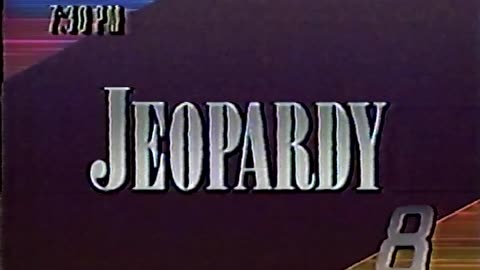 May 1990 - WISH Indianapolis 'Jeopardy' Promo