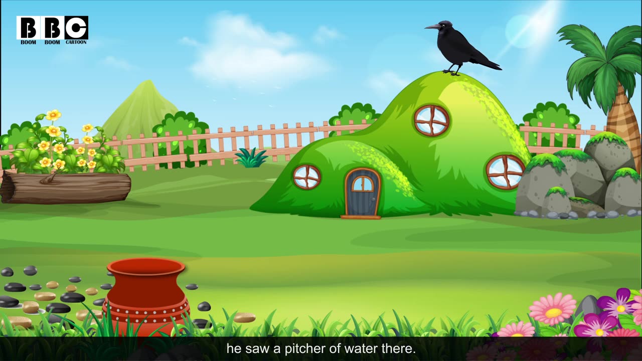 The Thirsty Crow - Moral Stories for kids