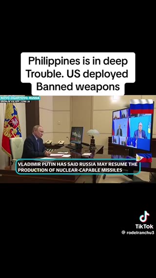 Philippines is in deep trouble. US deployed banned weapons.