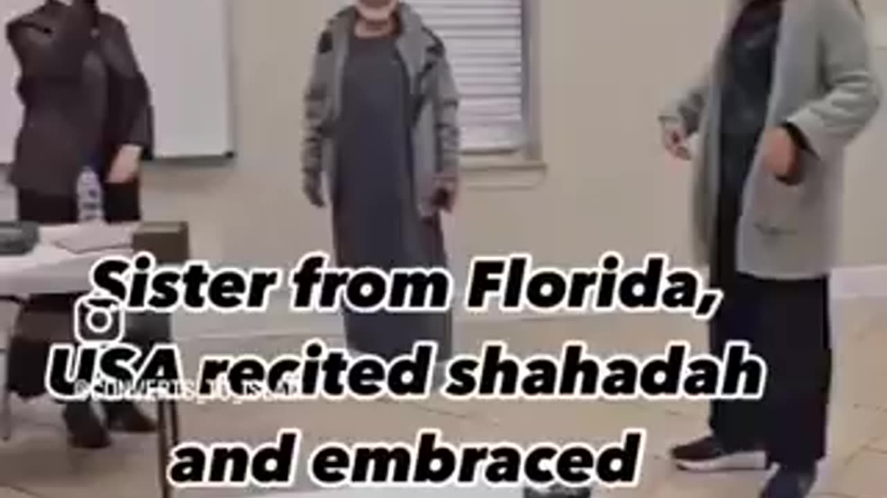 Sister from Florida, USA recited shahadah and embraced Islam #shorts