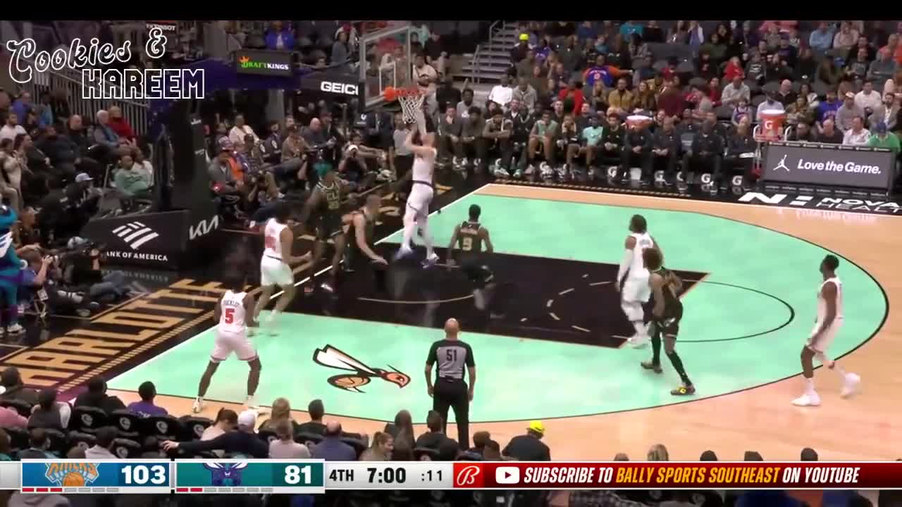 Isaiah Hartenstein Highlights Hornets vs. Knicks 9th Dec 2022