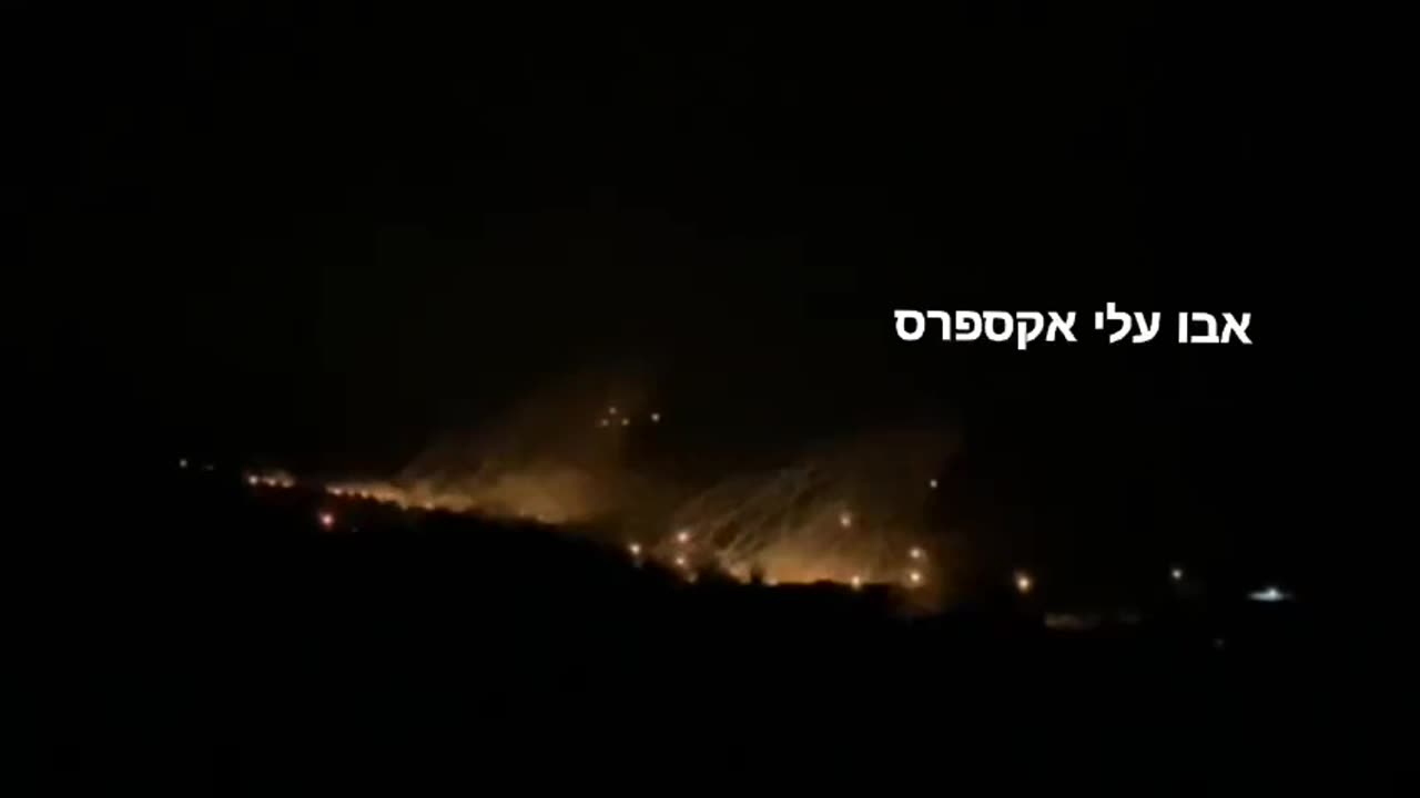 TH IDF Israel artillery strikes on Hezbollah targets in southern Lebanon