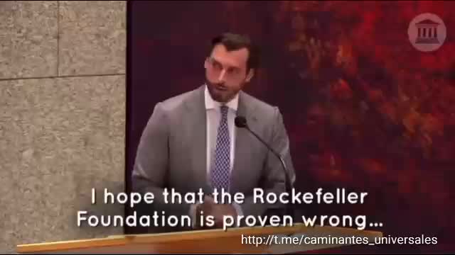Pandemia programada desde 2010 - Dip. holandés Thierry Baudet