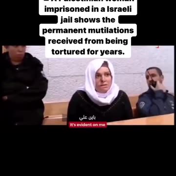 ISRAEL MUTILATE IMPRISONED PALESTINIAN WOMAN BY TORTURE