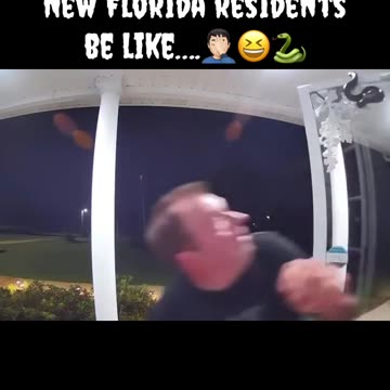 He got bit by a snake