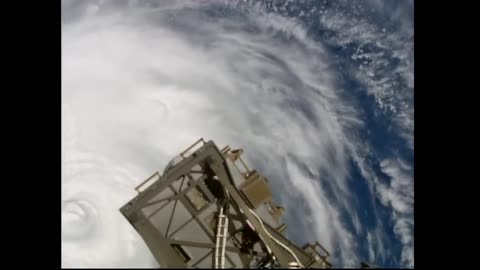 HURRICANE FRANKLIN IS SEEN FROM THE INTERNATIONAL SPACE STATION