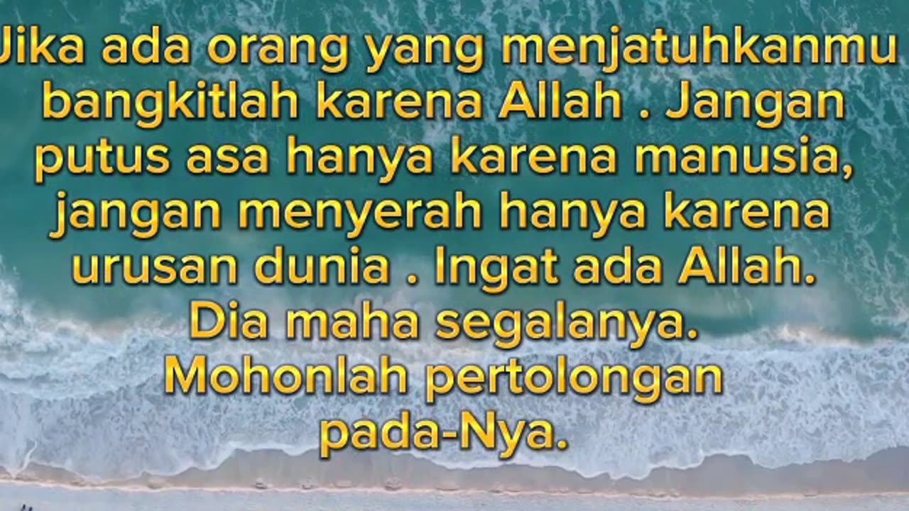 Kata kata mutiara motivasi islami penyejuk hati