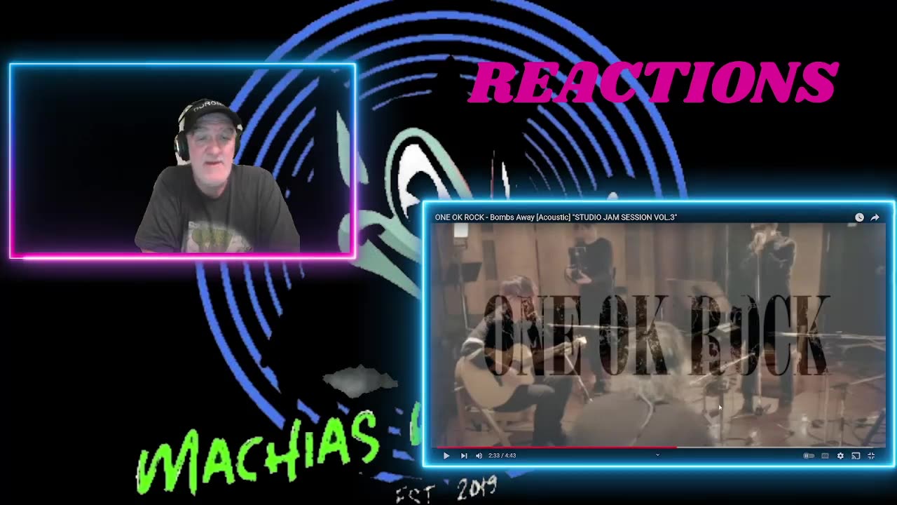 ONE OK ROCK - Bombs Away [Acoustic] _STUDIO JAM SESSION VOL.3 REACTION #oneokrockreaction (1)