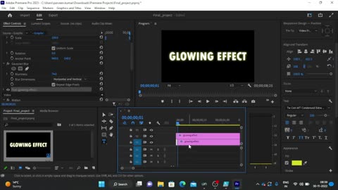 Adobe Premiere Pro – How to create Glowing Effect