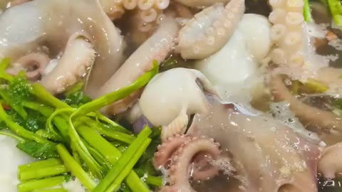 a hot octopus soup Webfoot octopus