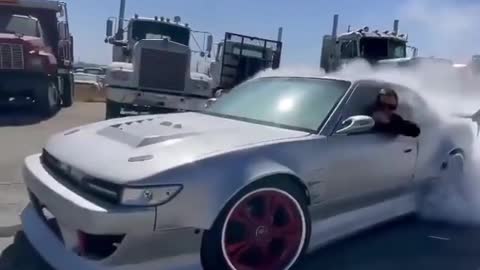 Nissan Silvia s13 burnout