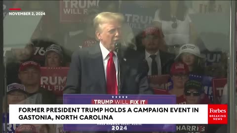 'She Broke ItWe Will Fix It'- Trump Tears Into Kamala Harris's Record At North Carolina Rally