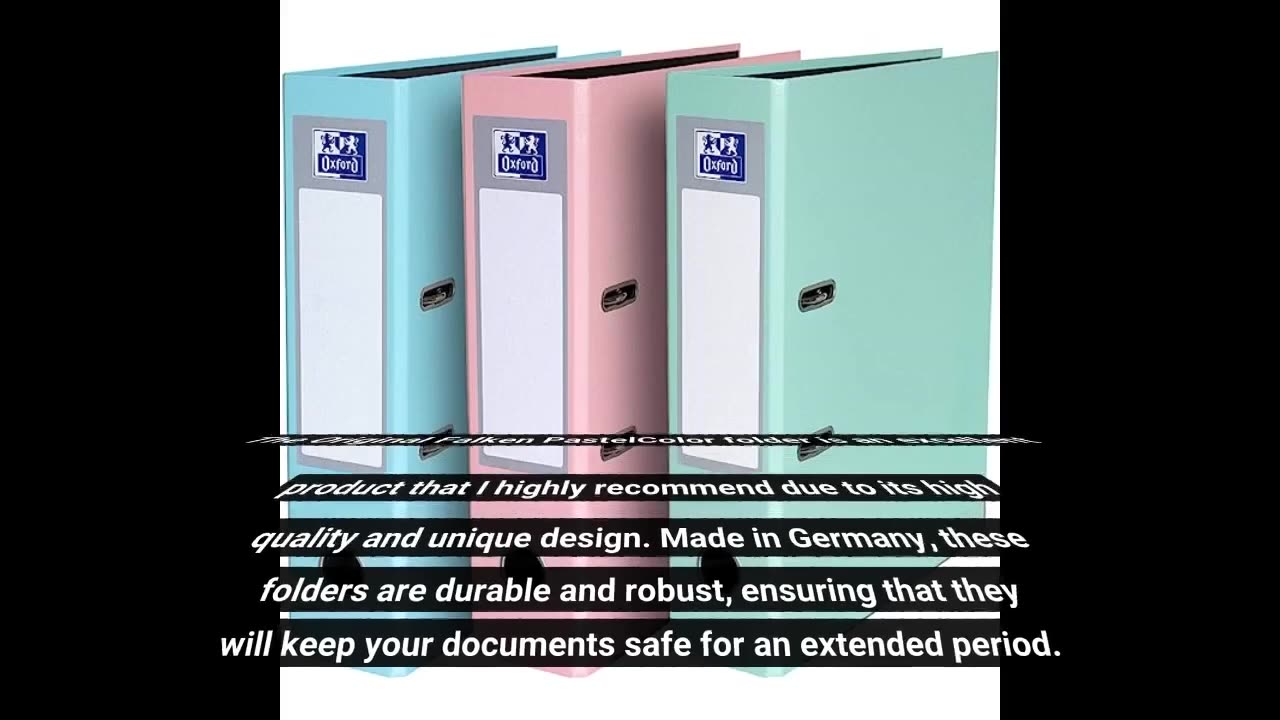 Original Falken PastelColor folder. Made in Germany. 8 cm wide DIN A4 pastel colour vanilla-yellow