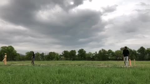 Hit a six in tennis ball Cricket