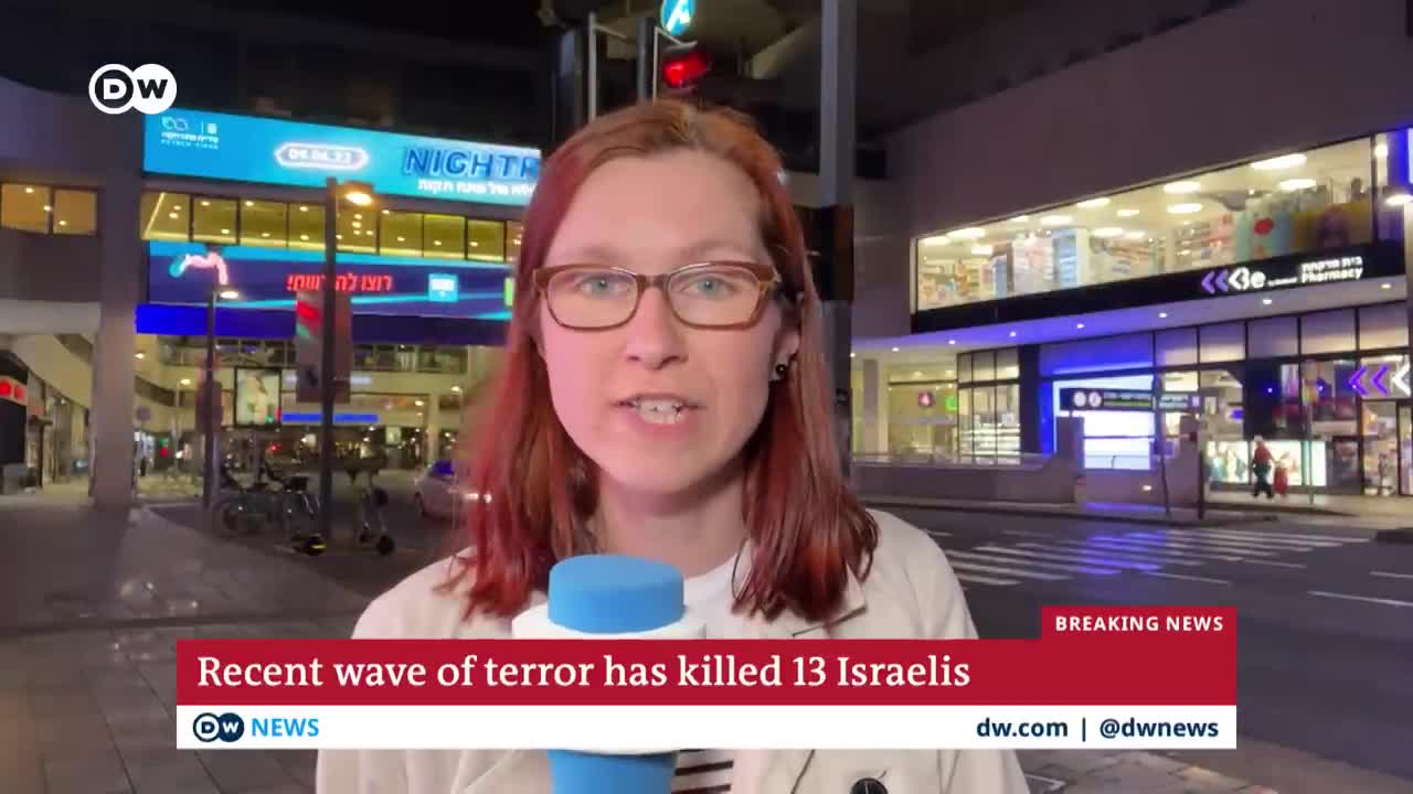 Israel_ At least two people killed in attack in central Tel Aviv _ DW News