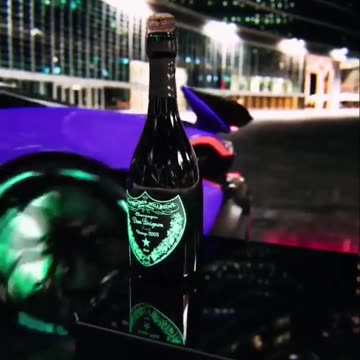 Car drifts and opens a champagne bottle #carskills