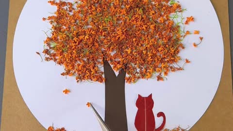 Osmanthus opens, together to make sweet osmanthus tree clip art!