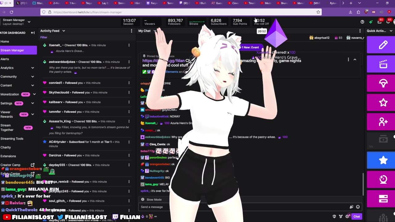 Filian Horror Night - Scream and Gift to a Small Streamer (6/14/2024)