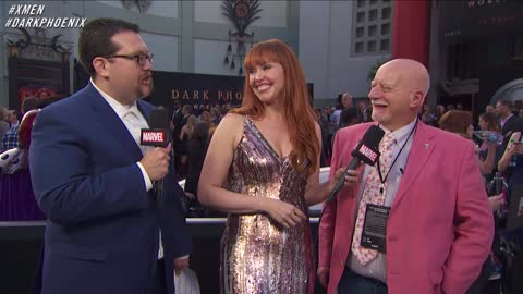 Legendary X-Men writer Chris Claremont at the X-Men Dark Phoenix world premiere!