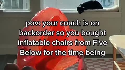 pov: your couch is on backorder so you bought