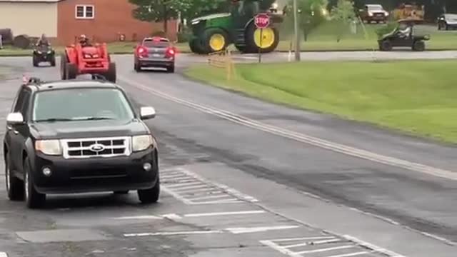 DRIVE ANYTHING BUT A CAR TO SCHOOLDAY!!BURNS HIGH SCHOOL