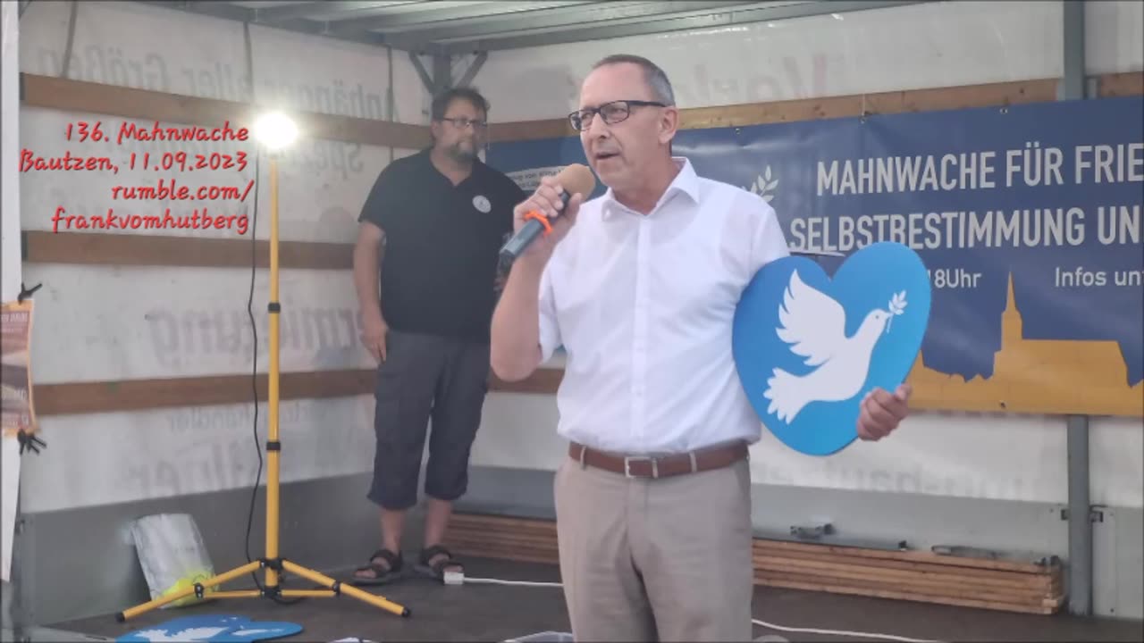 JÖRG URBAN, LV AfD Sachsen - Ergänzungen VEIT - BAUTZEN, Kornmarkt, 11 09 2023, 136. MAHNWACHE 🕊