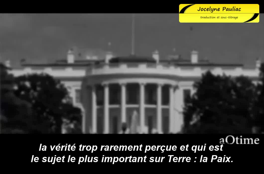 John Fitzgerald Kennedy et Donald Trump parlent de paix et d'espoir - vidéo ST en français