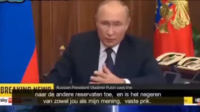 Putin Drops Major Truth Bomb Circa Sept 2022