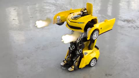 Yellow Bumblebee Transformer Toys - Car Toys Kid #2