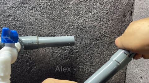 Simple Tricks! Tips To Fix Pvc Pipes When The Main Valve Leaks Can't Lock The Water