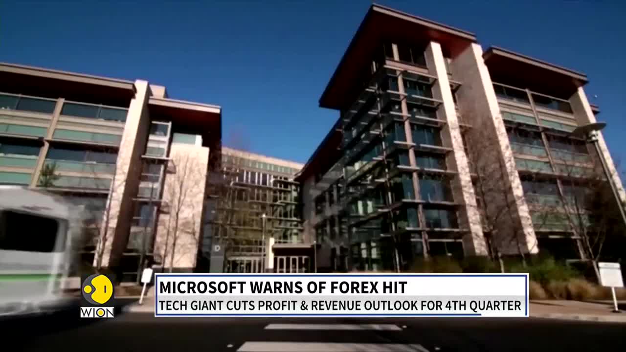 Microsoft warns of Forex hit, cuts 4th quarter forecast | World Latest English News | WION